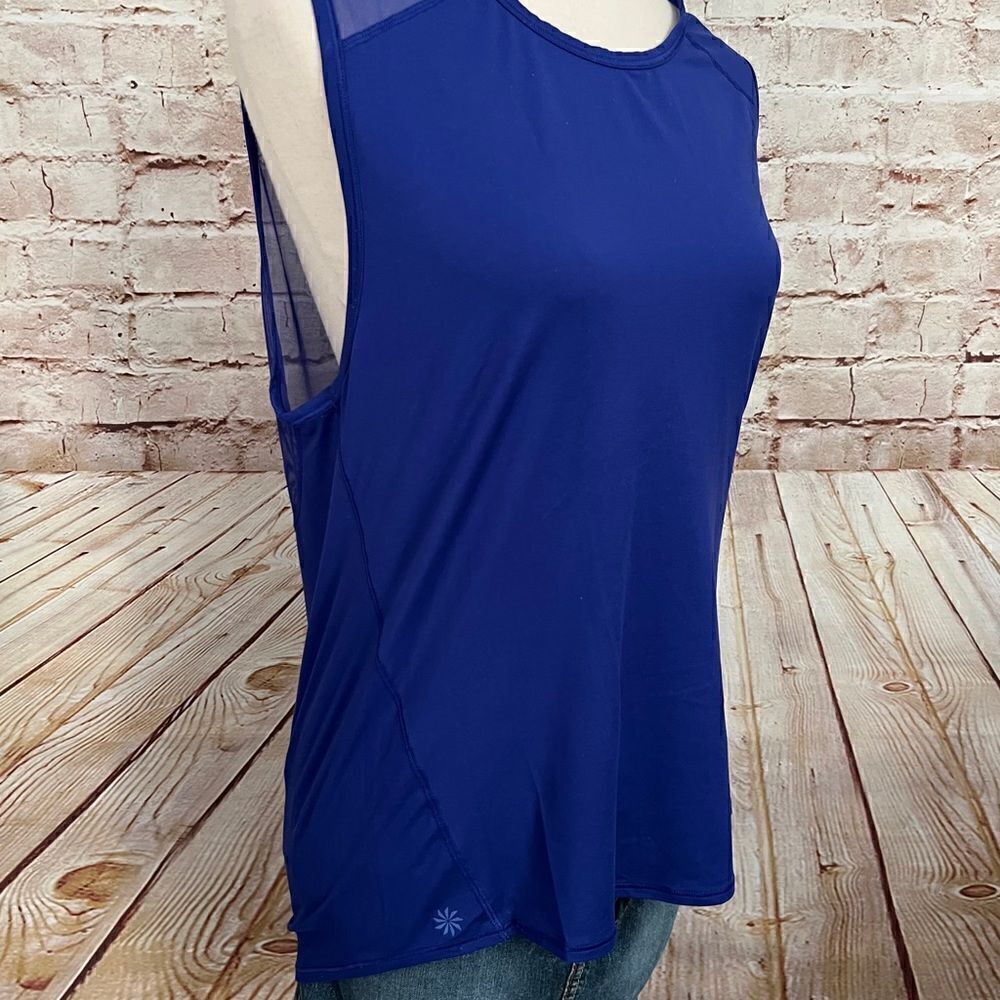 Athleta Splice Chi mesh back muscle tank - Picture 3 of 5
